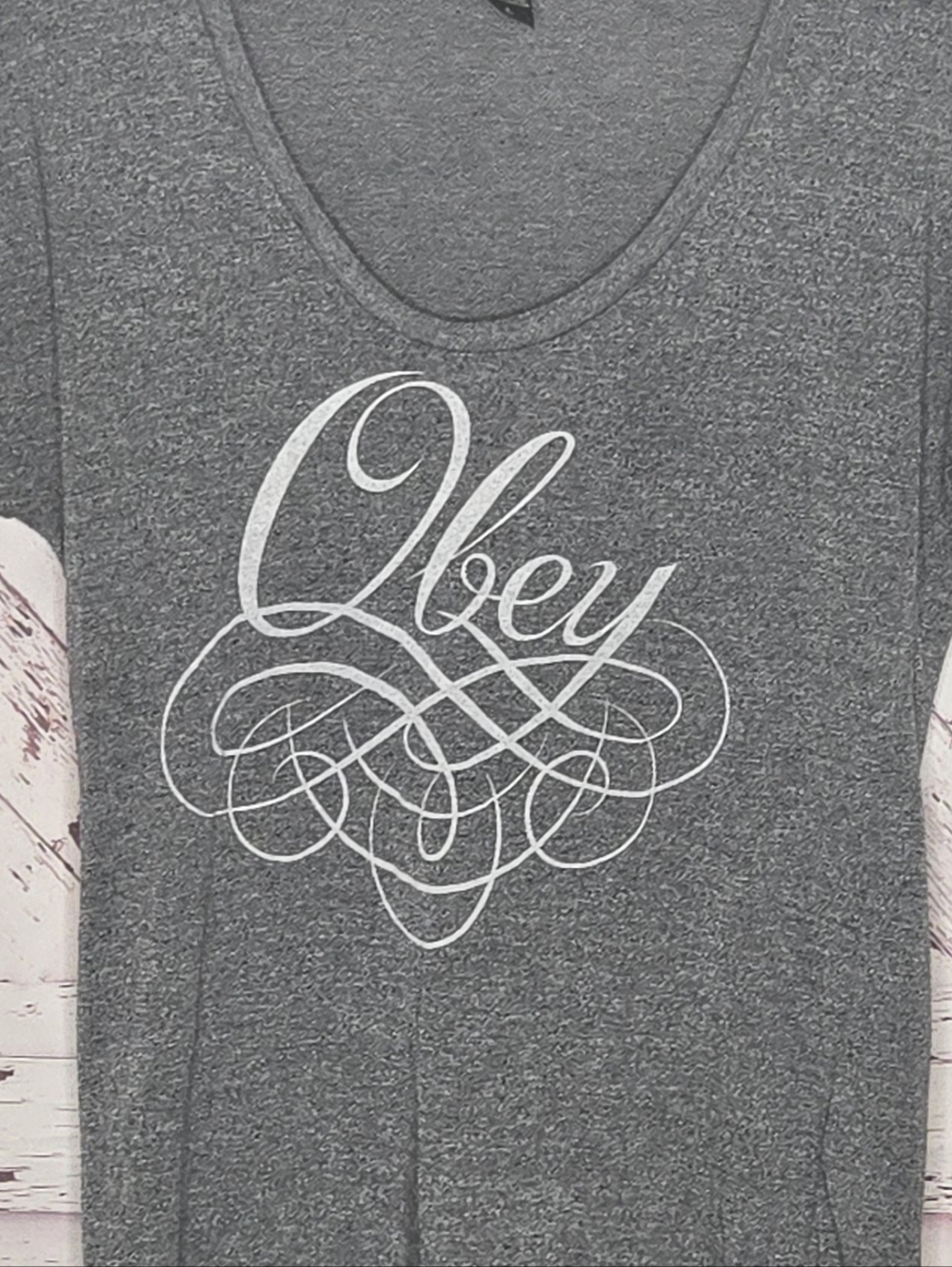Obey Grey Graphic Tee - Picture 4 of 4